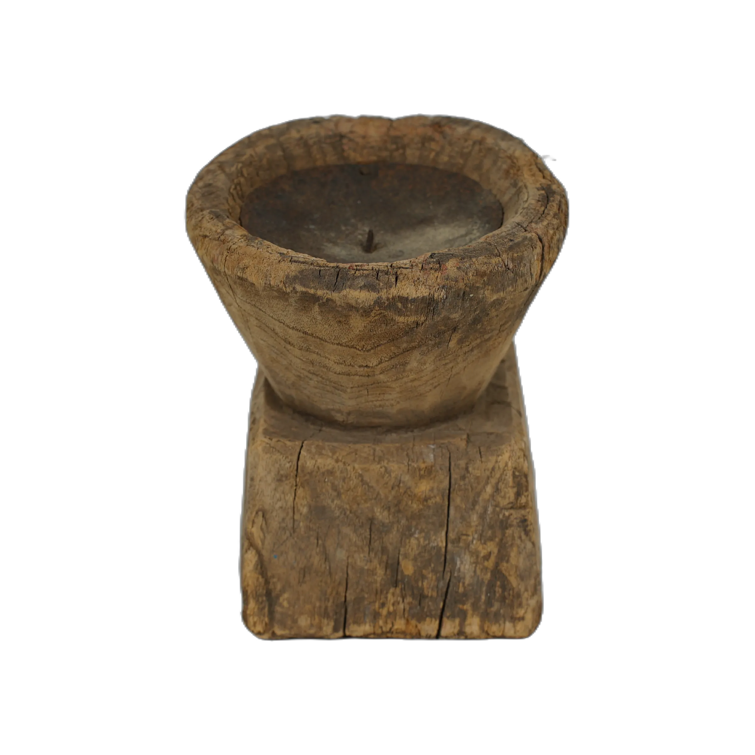 Bijani - Bougeoir en bois ancien n°103 - vue 3
