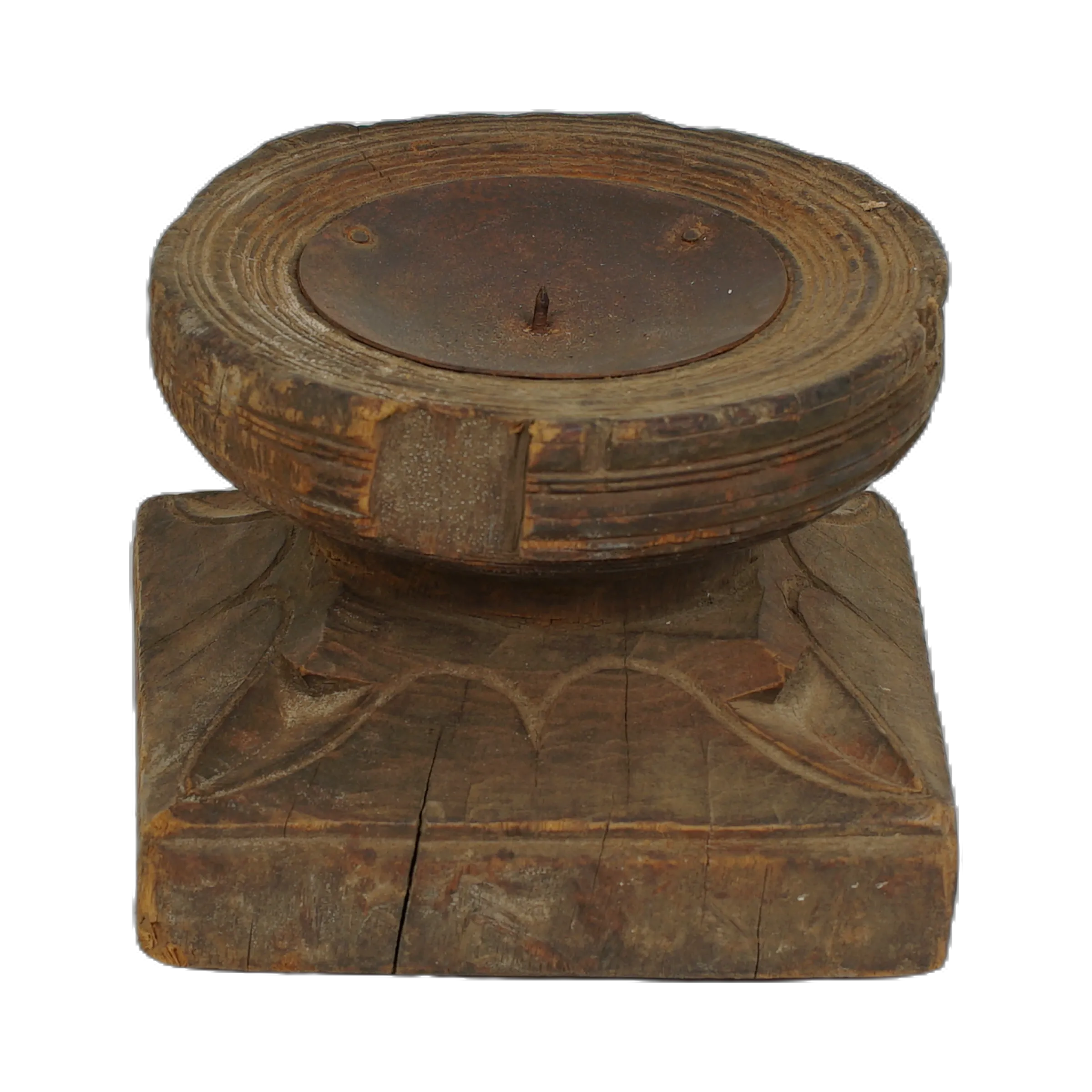 Bijani - Bougeoir en bois ancien n°77