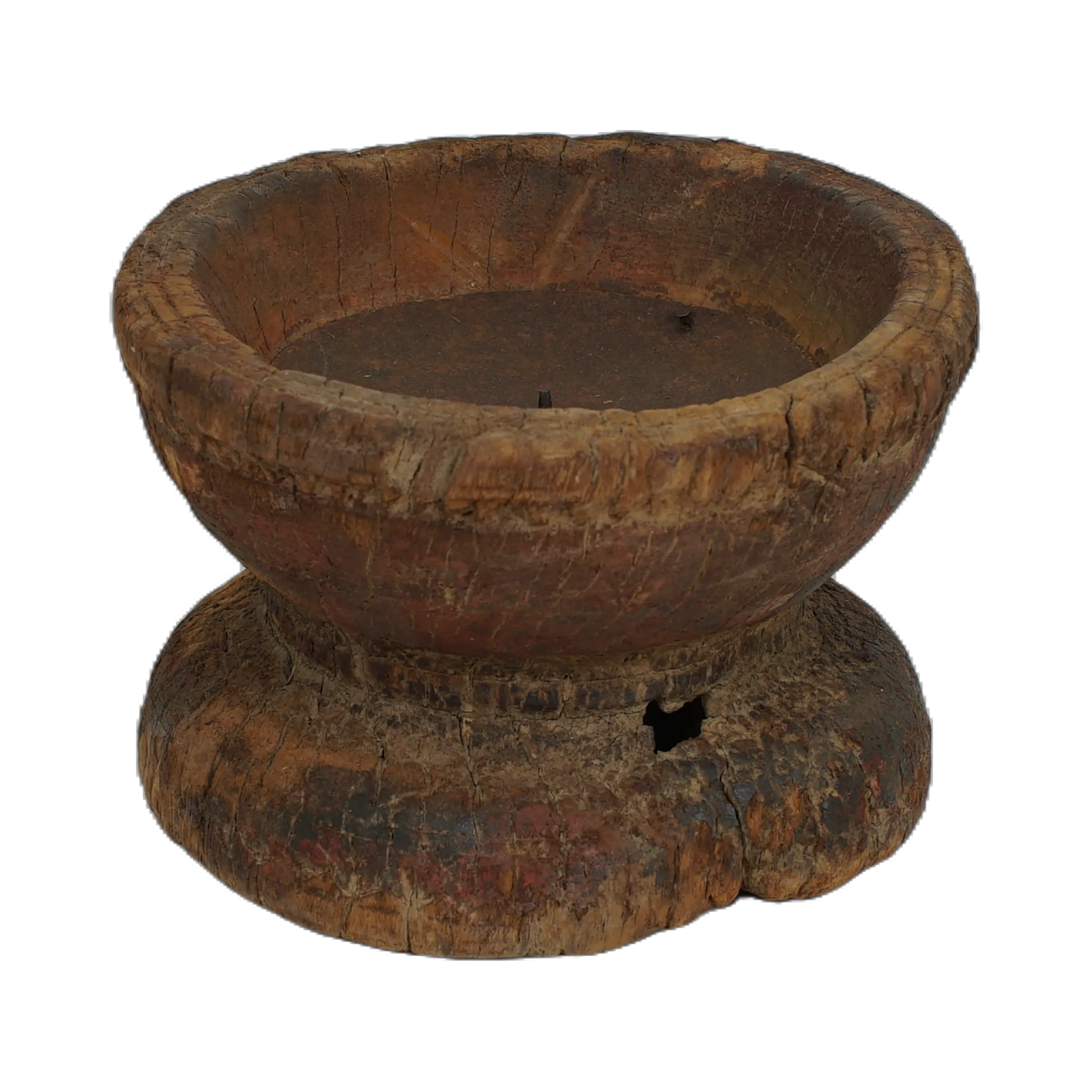 Bijani - Bougeoir en bois ancien n°80 - vue 3