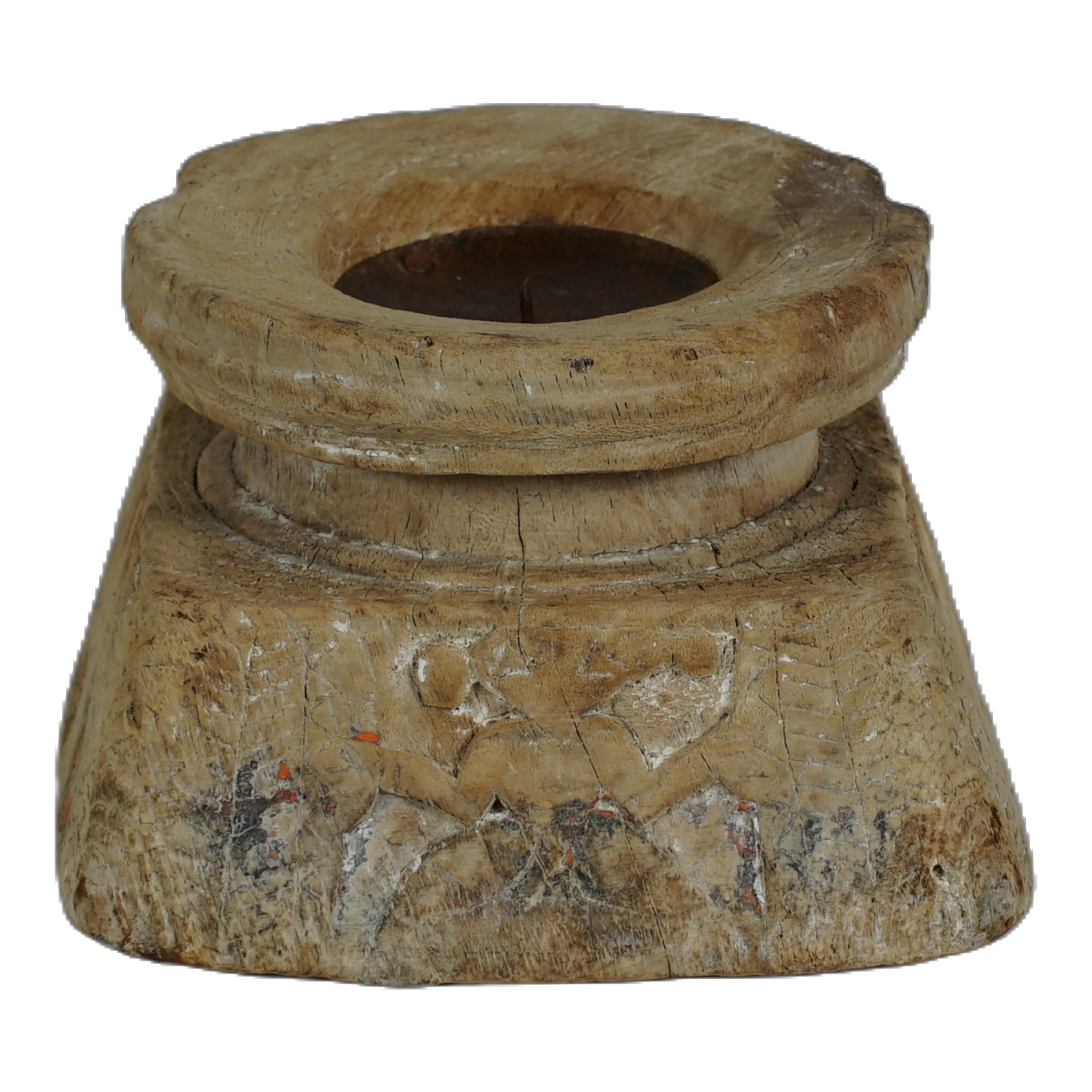 Bijani - Bougeoir en bois ancien n°83 - vue 4