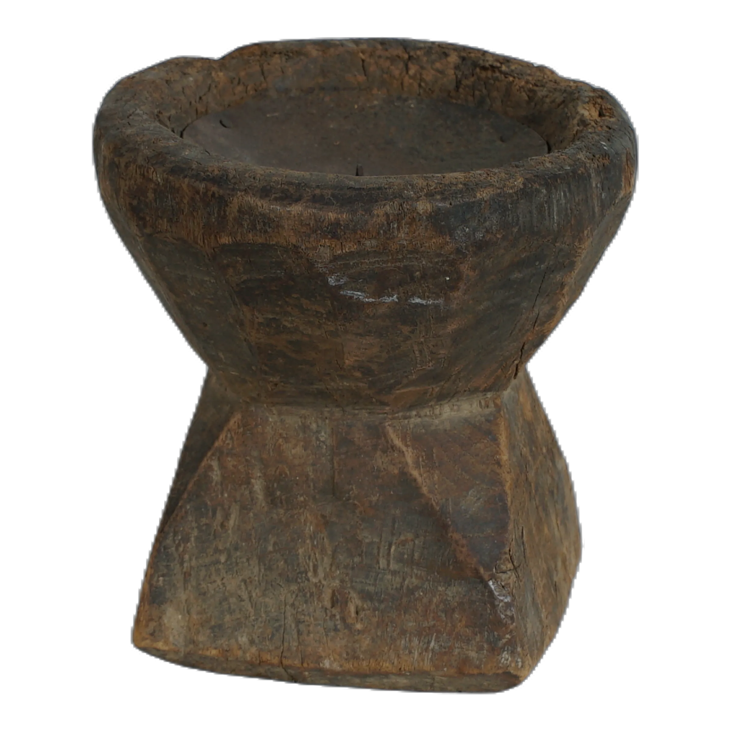Bijani - Bougeoir en bois ancien n°86 - vue 3