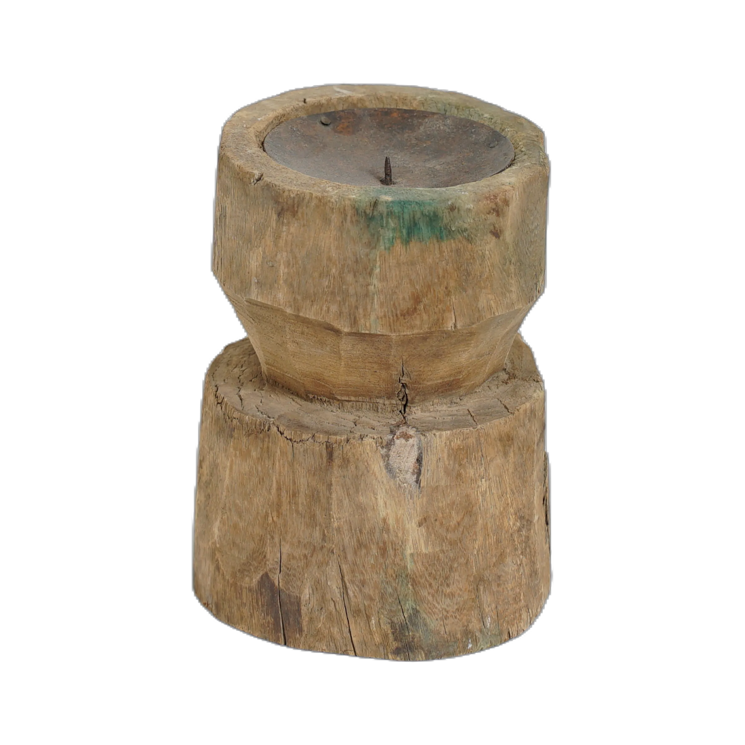 Bijani - Bougeoir en bois ancien n°89 - vue 3