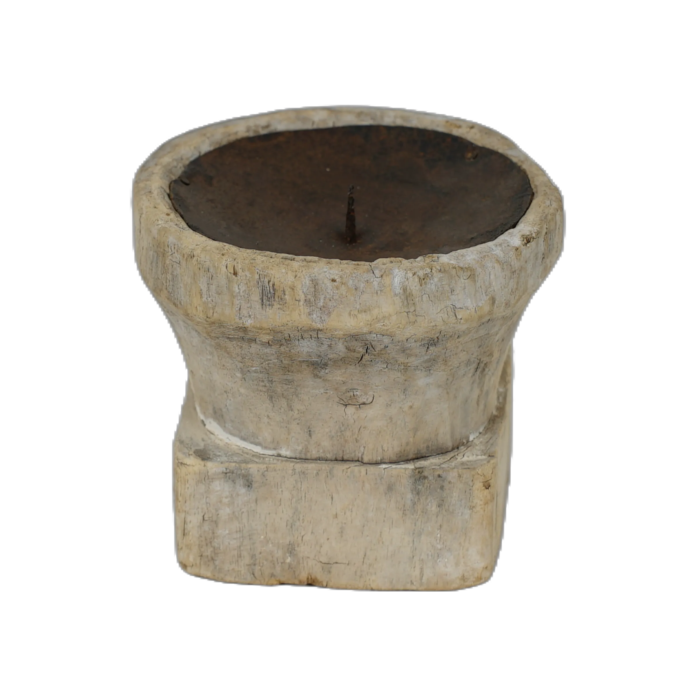 Bijani - Bougeoir en bois ancien n°93 - vue 2