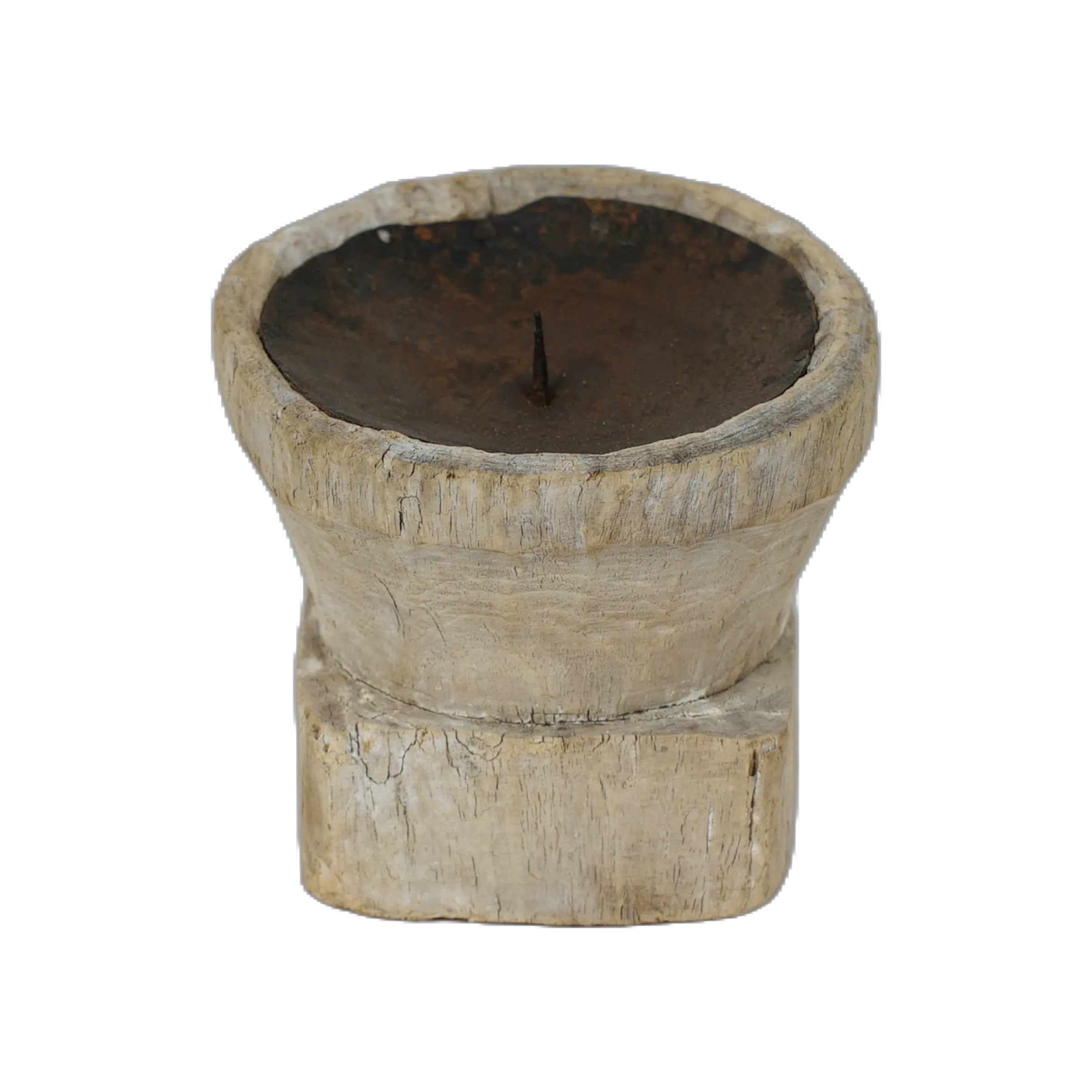 Bijani - Bougeoir en bois ancien n°93 - vue 4