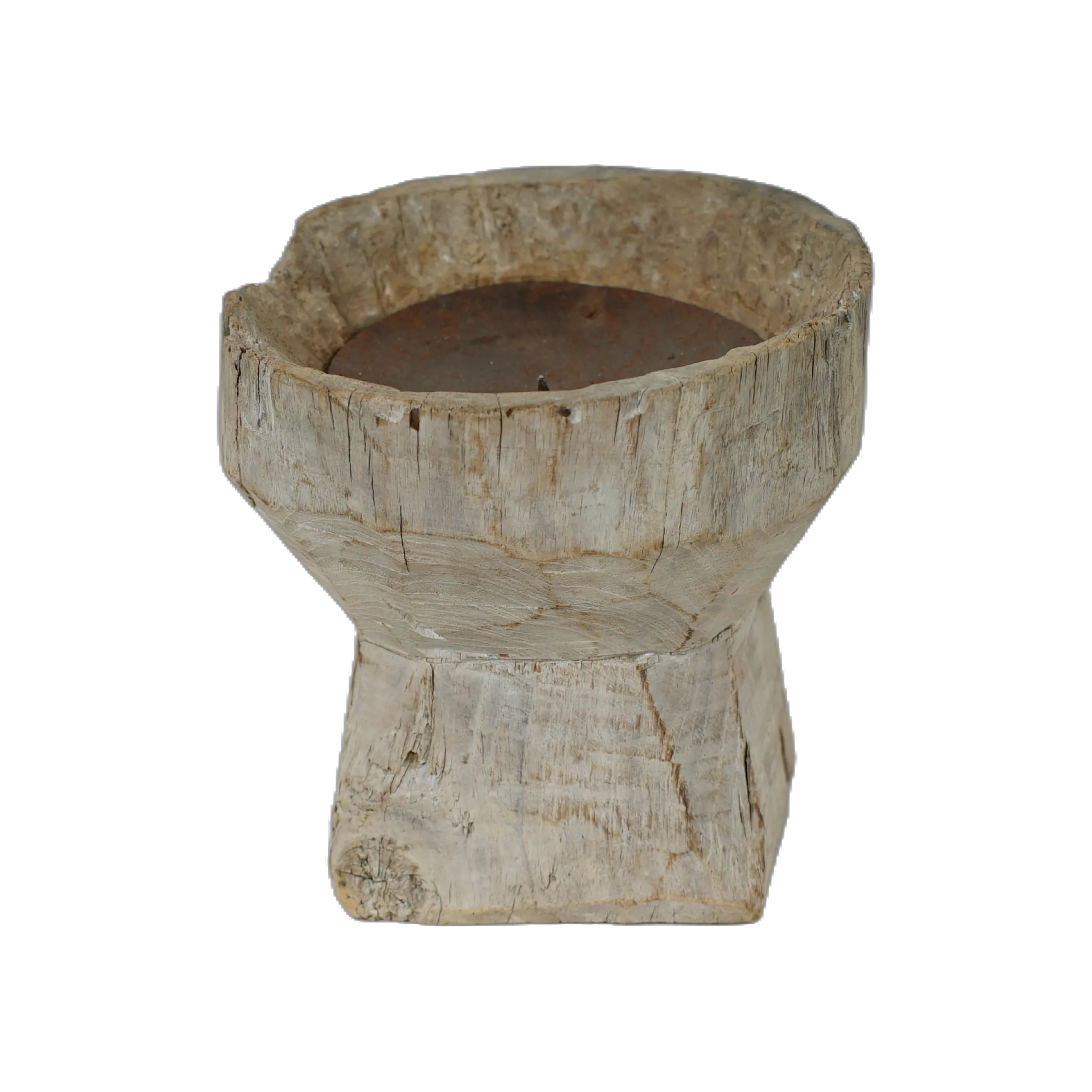 Bijani - Bougeoir en bois ancien n°96 - vue 4