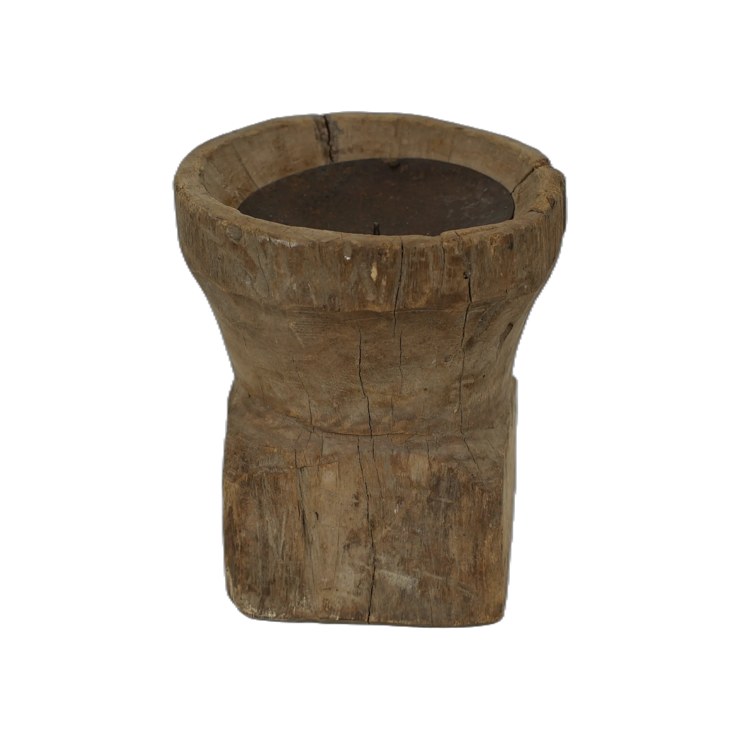 Bijani - Bougeoir en bois ancien n°98 - vue 3
