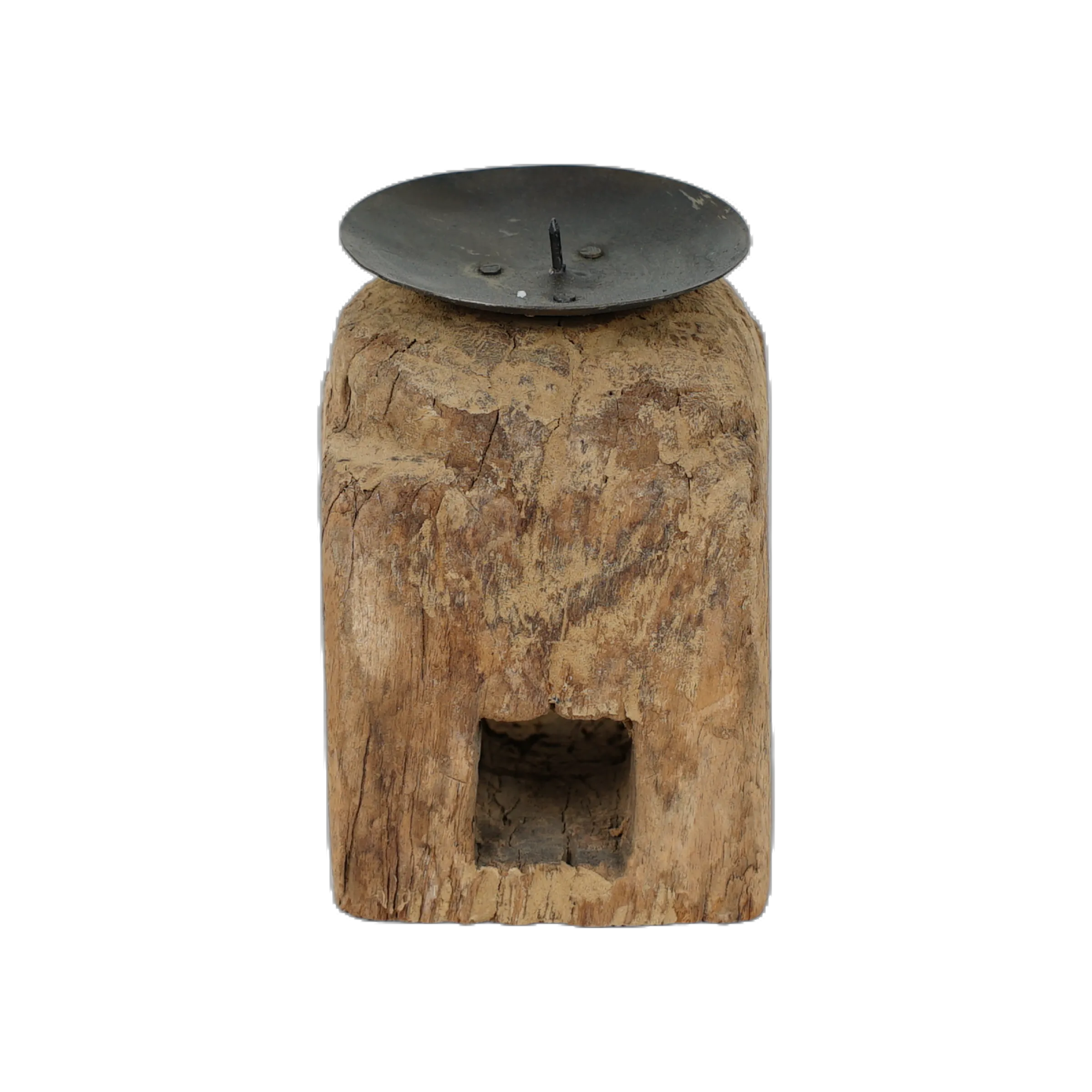 Chirag - Bougeoir sur pied en bois n°7 - vue 3