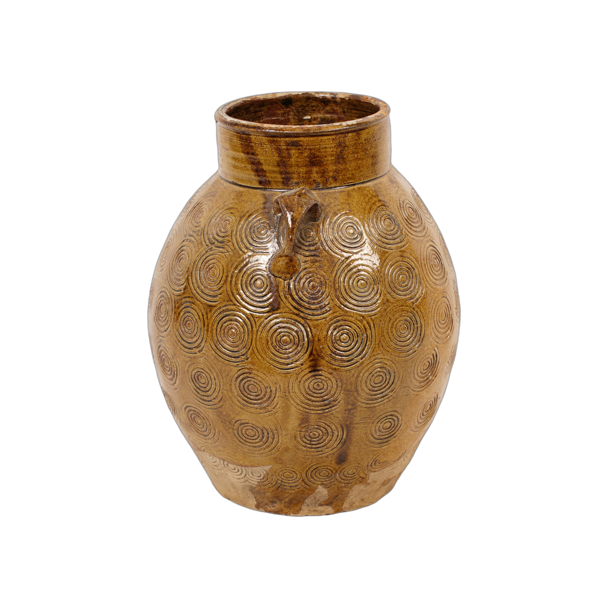 Zhenli – Pot ancien en grès à motifs concentriques n°17 - vue 2