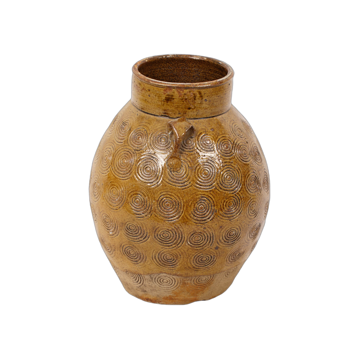 Zhenli – Pot ancien en grès à motifs concentriques n°17 - vue 4
