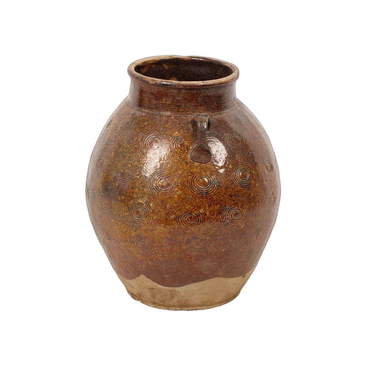 Zhenli – Pot ancien en grès à motifs concentriques n°19 - vue 2