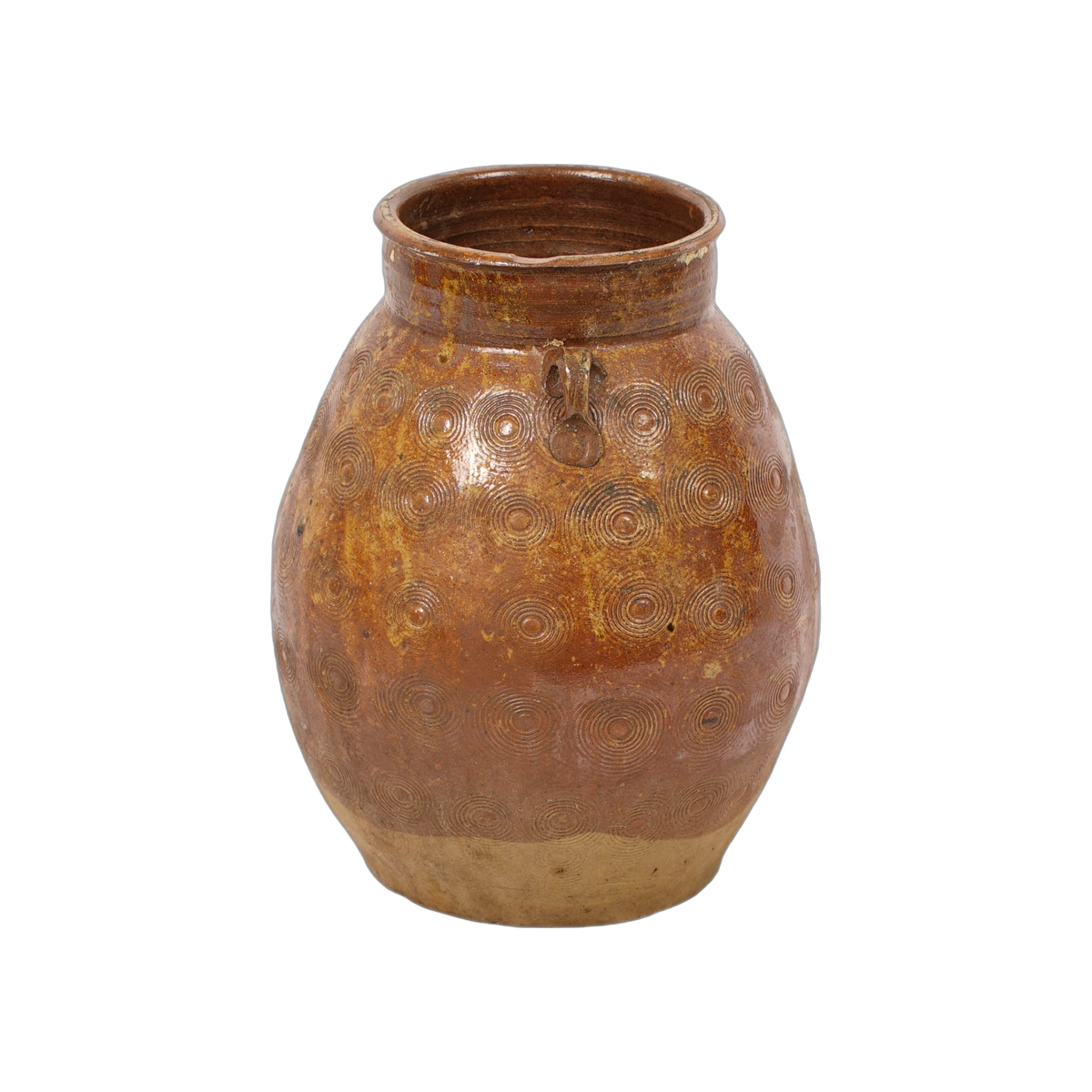 Zhenli – Pot ancien en grès à motifs concentriques n°20 - vue 2