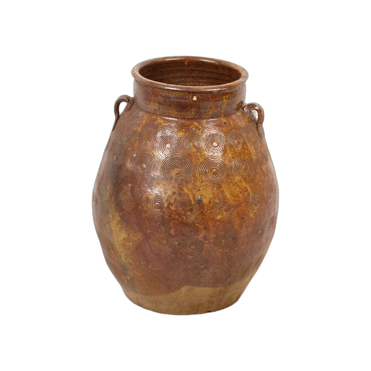 Zhenli – Pot ancien en grès à motifs concentriques n°20 - vue 3