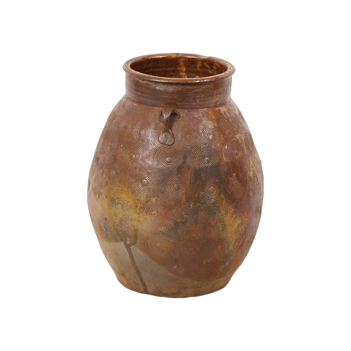 Zhenli – Pot ancien en grès à motifs concentriques n°20 - vue 4
