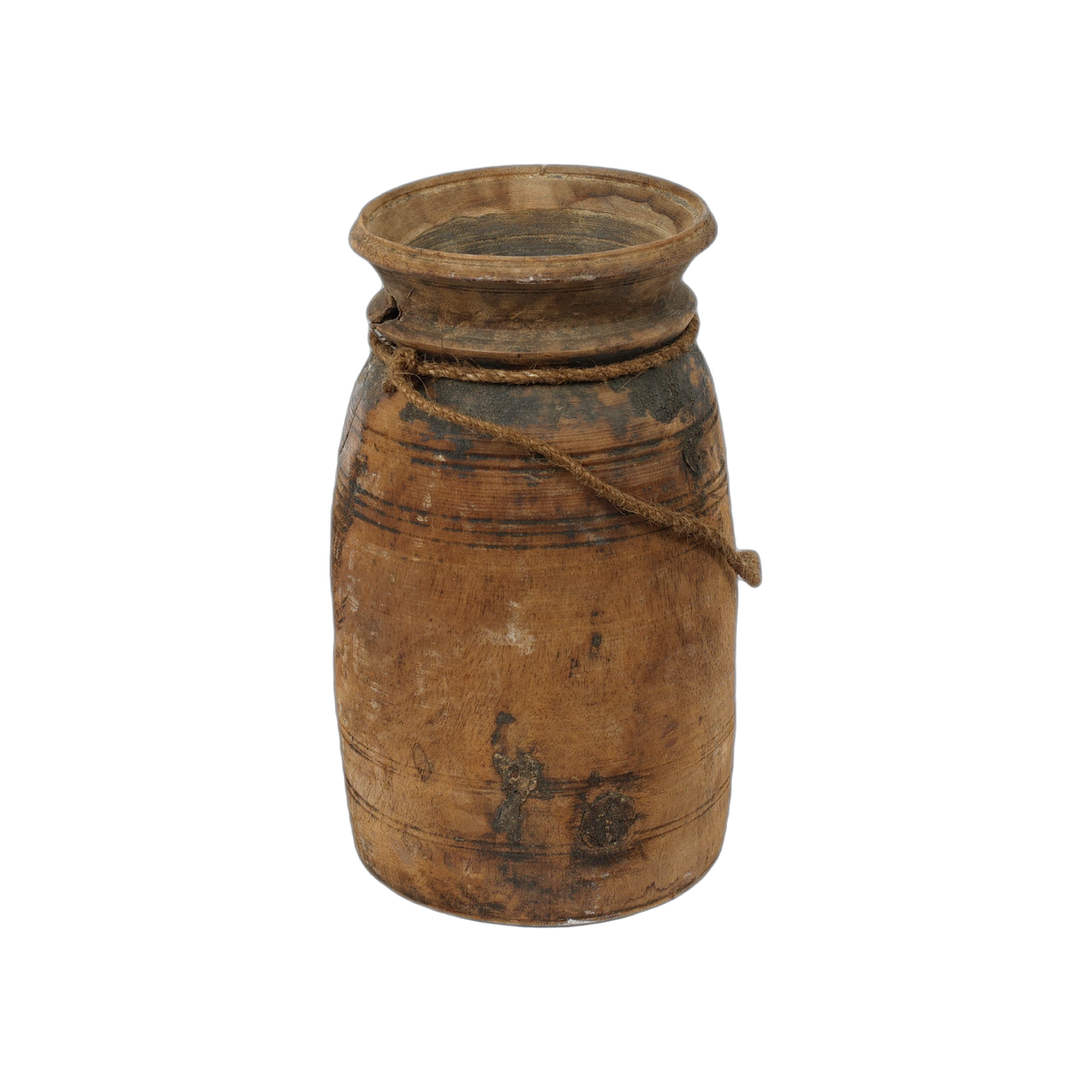 Tosh - Pot ancien en bois n°63 - vue 2