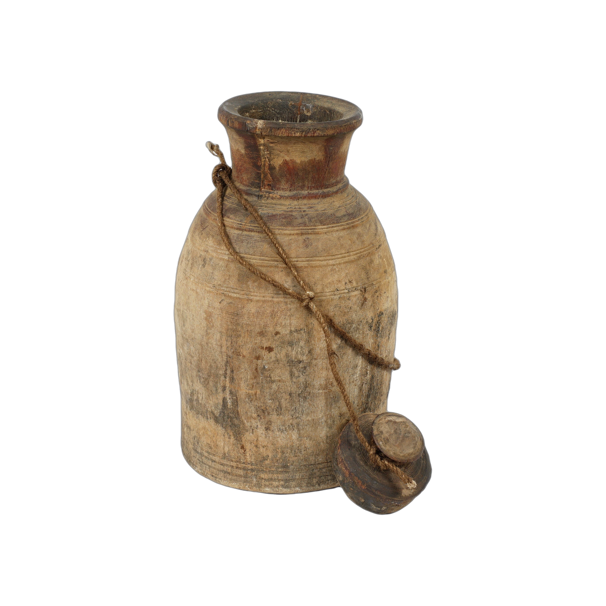 Tosh - Pot ancien en bois n°64