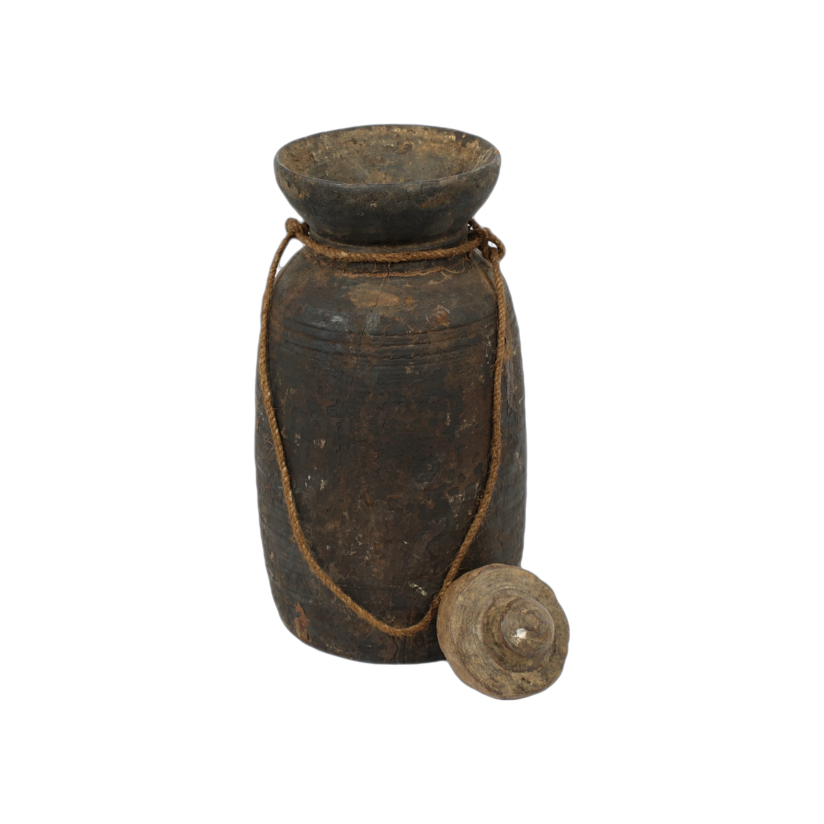 Tosh - Pot ancien en bois n°65 - vue 5