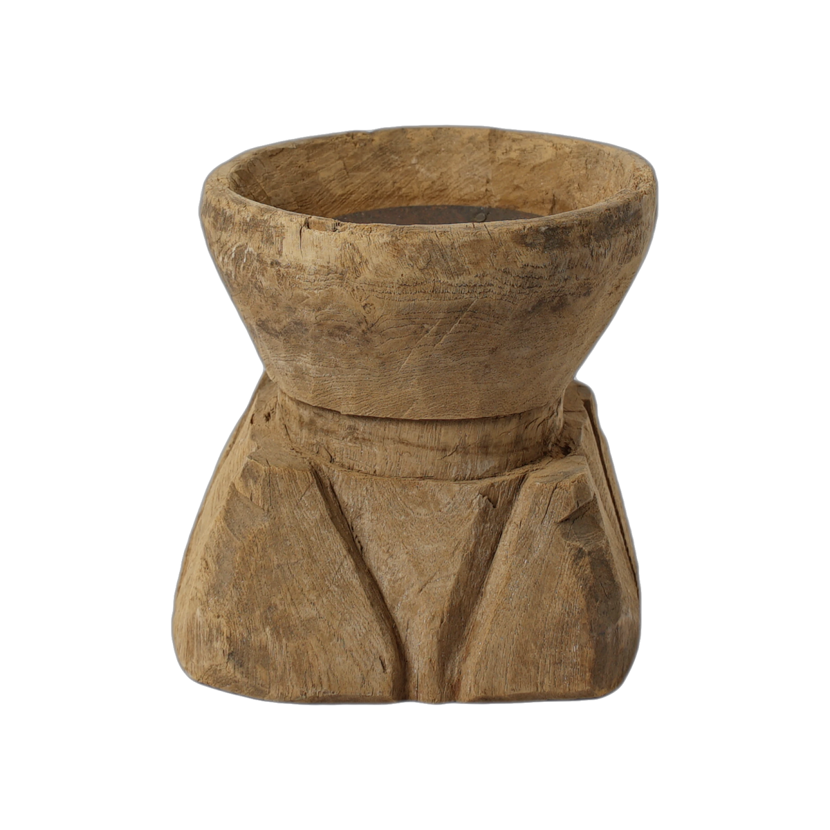 Bijani - Bougeoir en bois ancien n°116 - vue 3