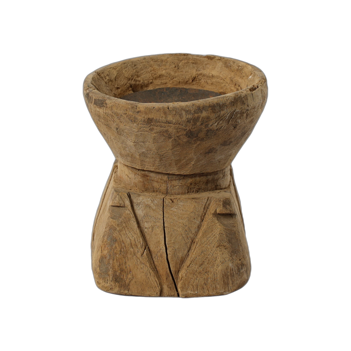 Bijani - Bougeoir en bois ancien n°116 - vue 4