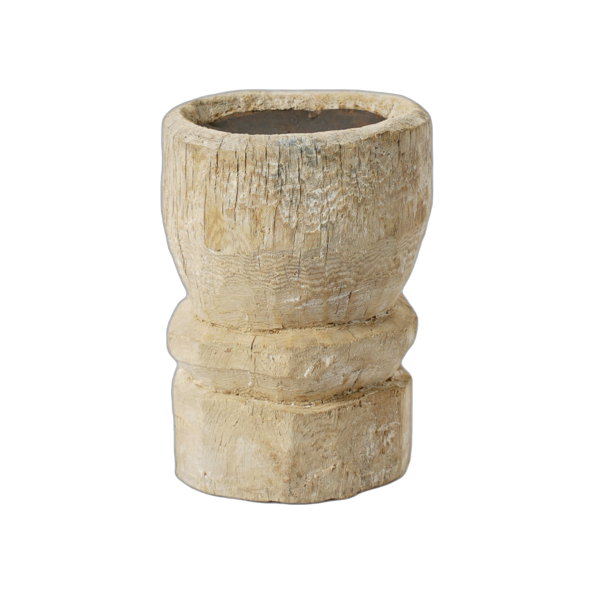 Bijani - Bougeoir en bois ancien n°117 - vue 3