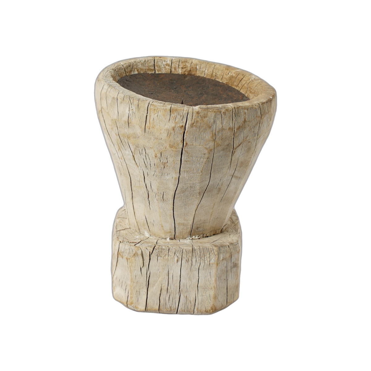Bijani - Bougeoir en bois ancien n°118