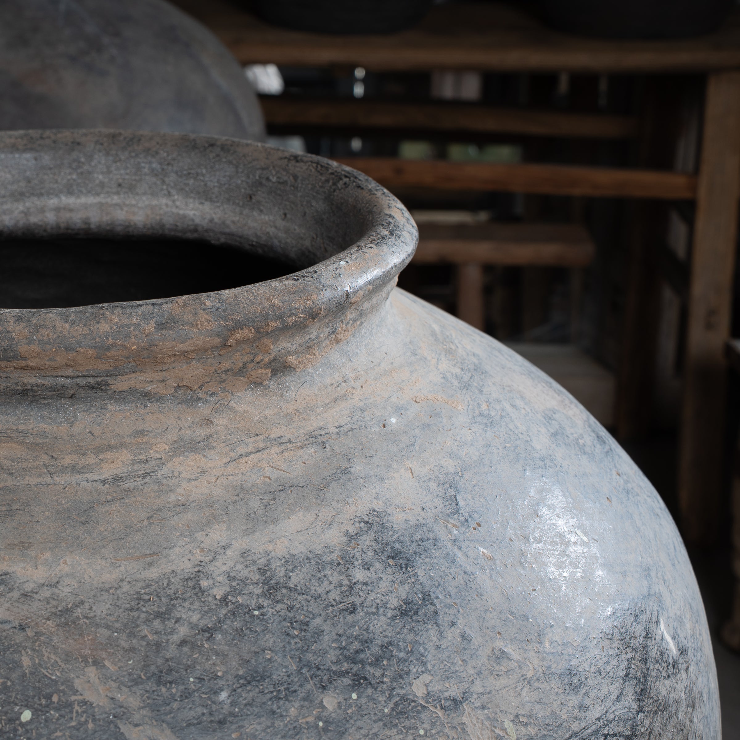 Anaaj - Grande jarre indienne en terracotta n°4