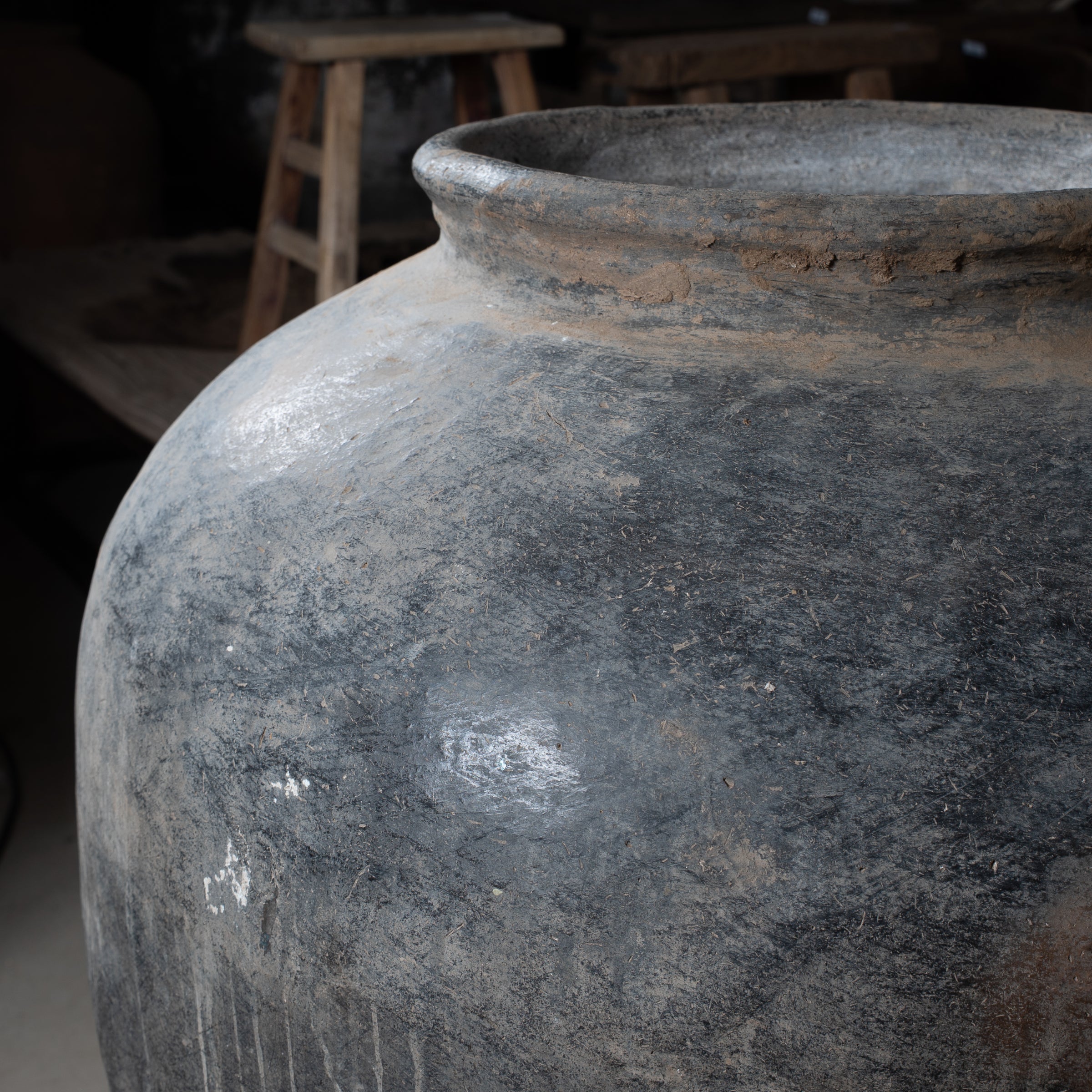 Anaaj - Grande jarre indienne en terracotta n°4