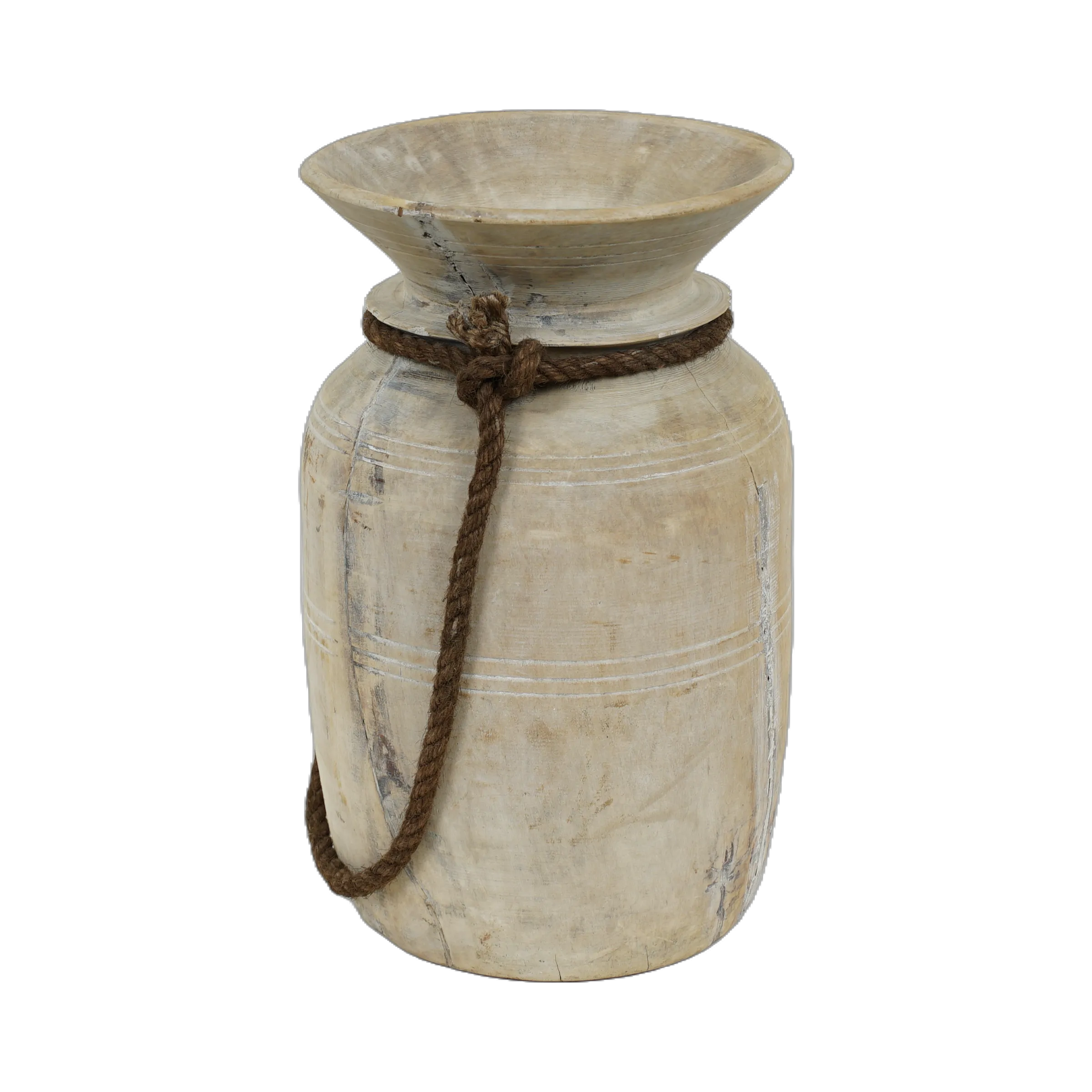 Tosh - Pot ancien en bois n°5 - vue 2