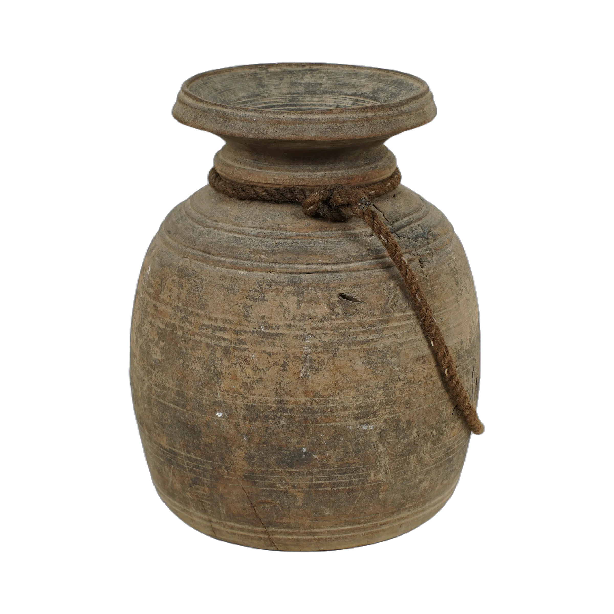 Tosh - Pot ancien en bois n°6 - vue 4