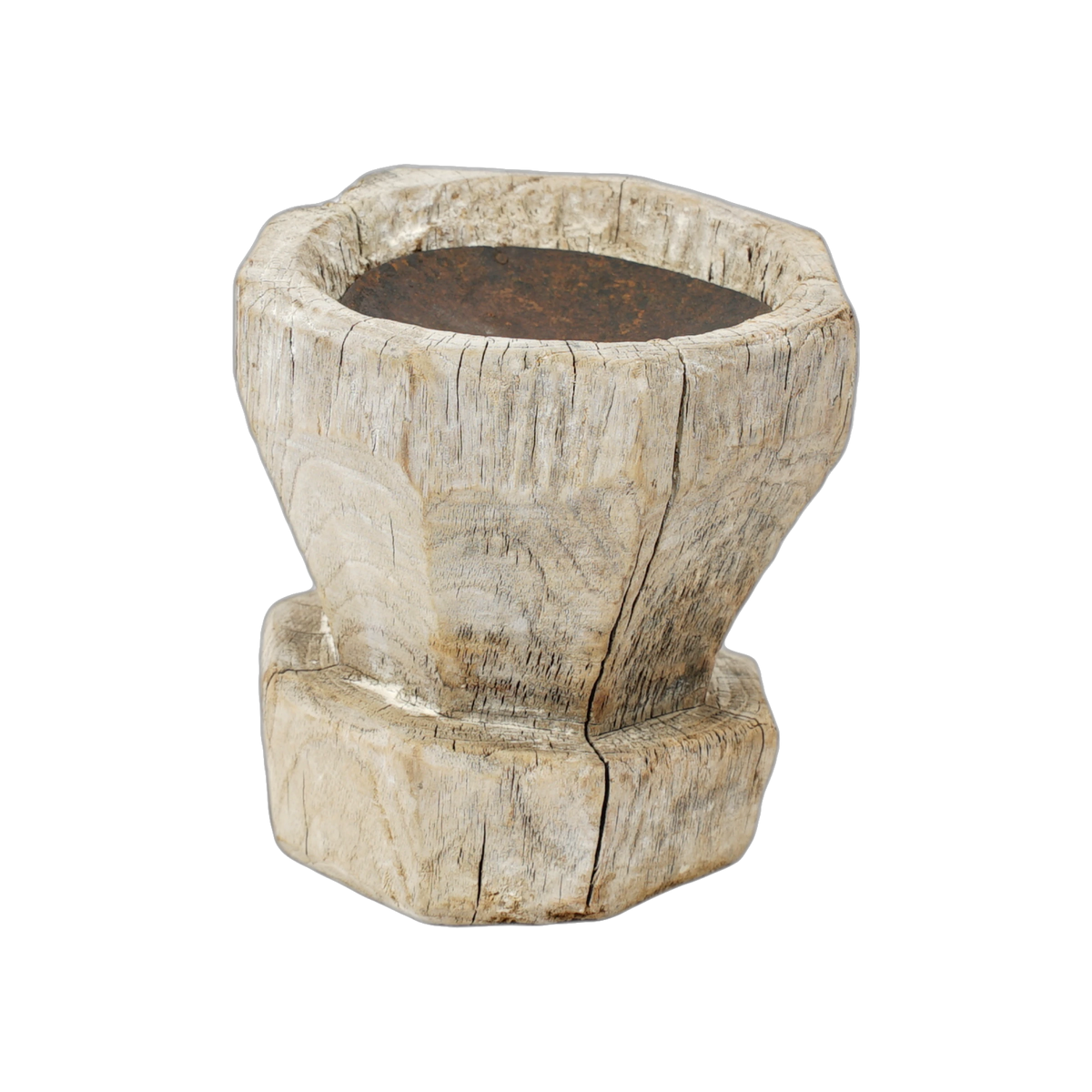 Bijani - Bougeoir en bois ancien n°124 - vue 2