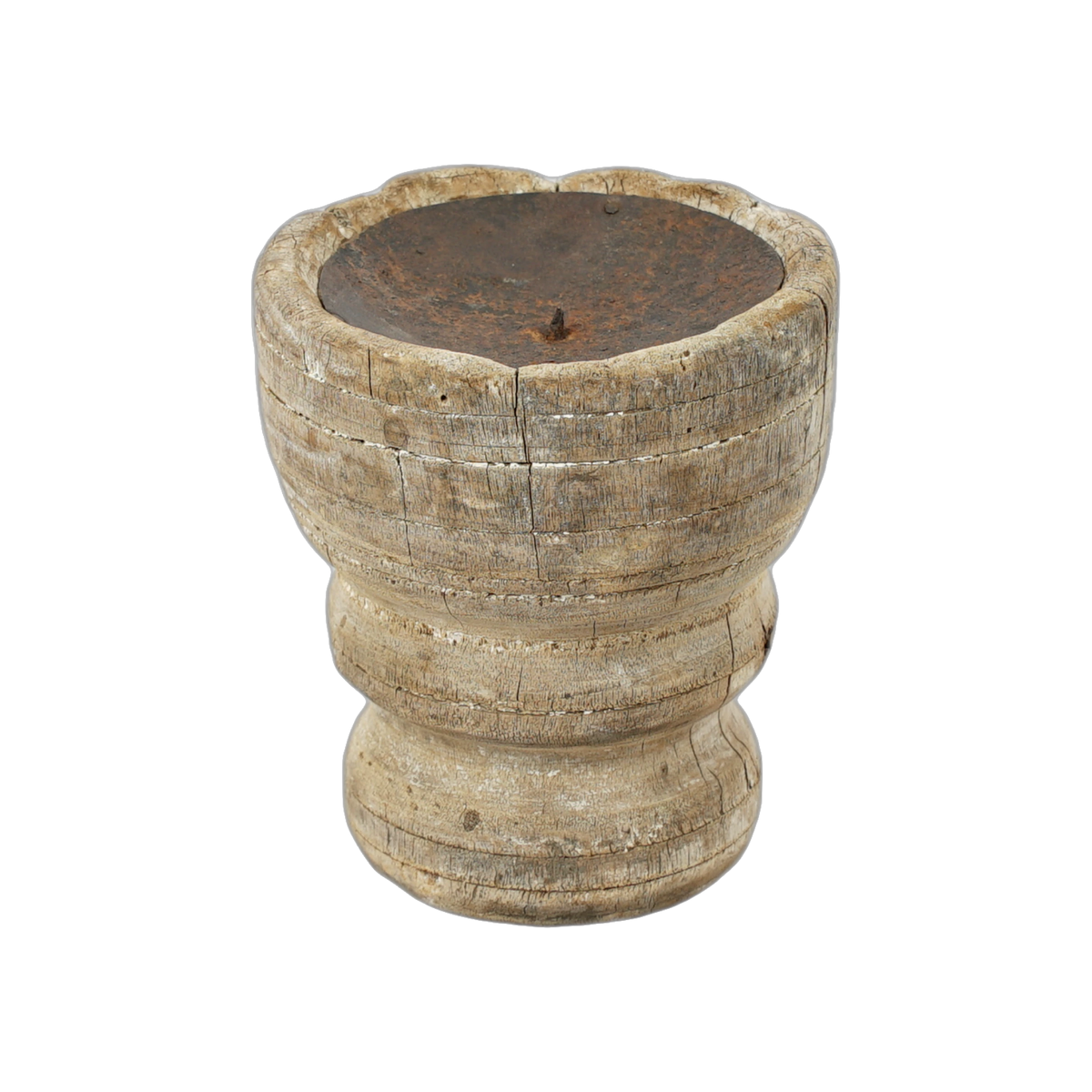 Bijani - Bougeoir en bois ancien n°126 - vue 4