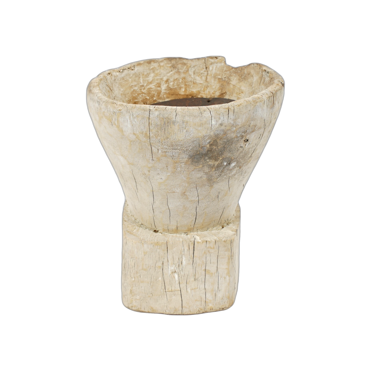 Bijani - Bougeoir en bois ancien n°129