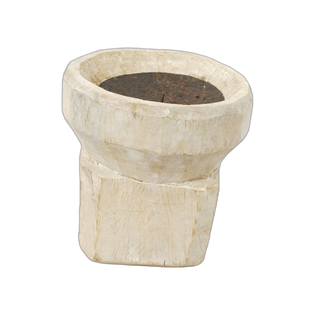 Bijani - Bougeoir en bois ancien n°130 - vue 2