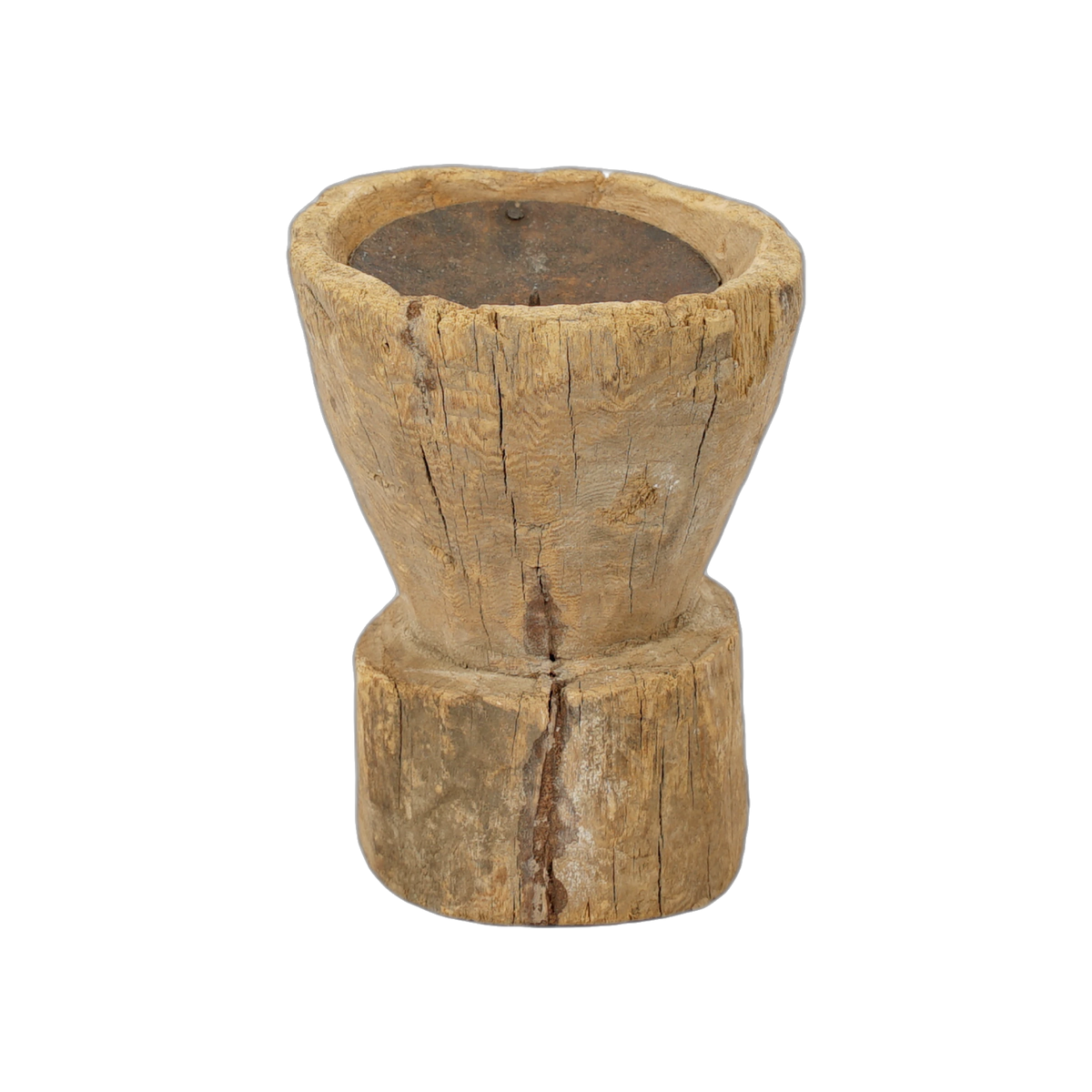Bijani - Bougeoir en bois ancien n°133 - vue 2