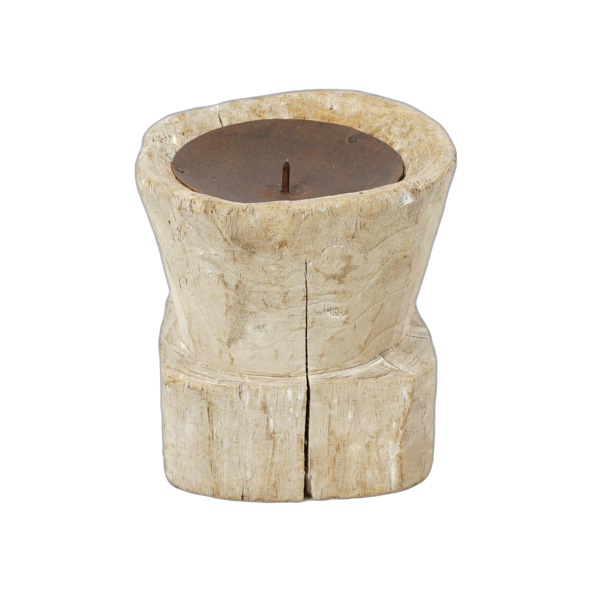 Bijani - Bougeoir en bois ancien n°134 - vue 3