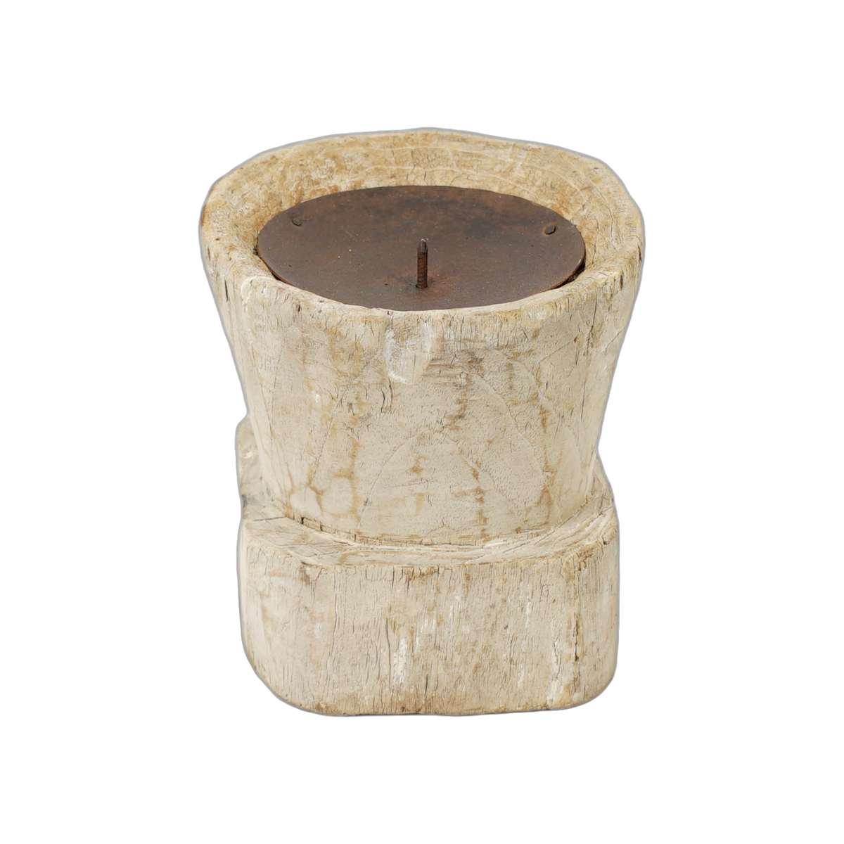 Bijani - Bougeoir en bois ancien n°134 - vue 4