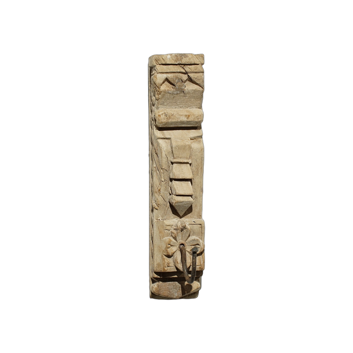 Gulab - Patère en bois sculpté n°37