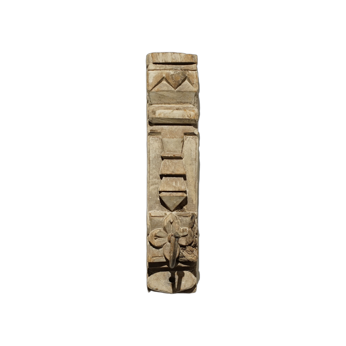 Gulab - Patère en bois sculpté n°42