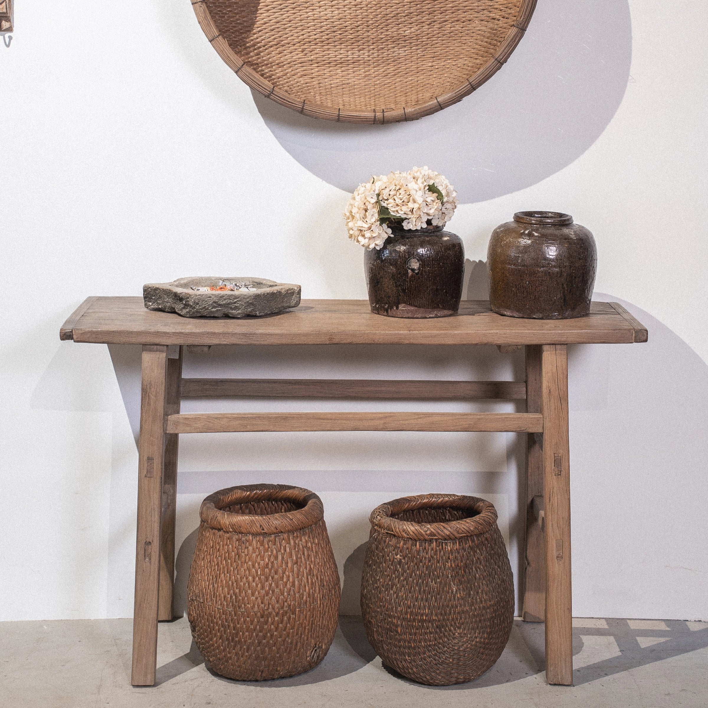 Shen - Console chinoise en orme nº5