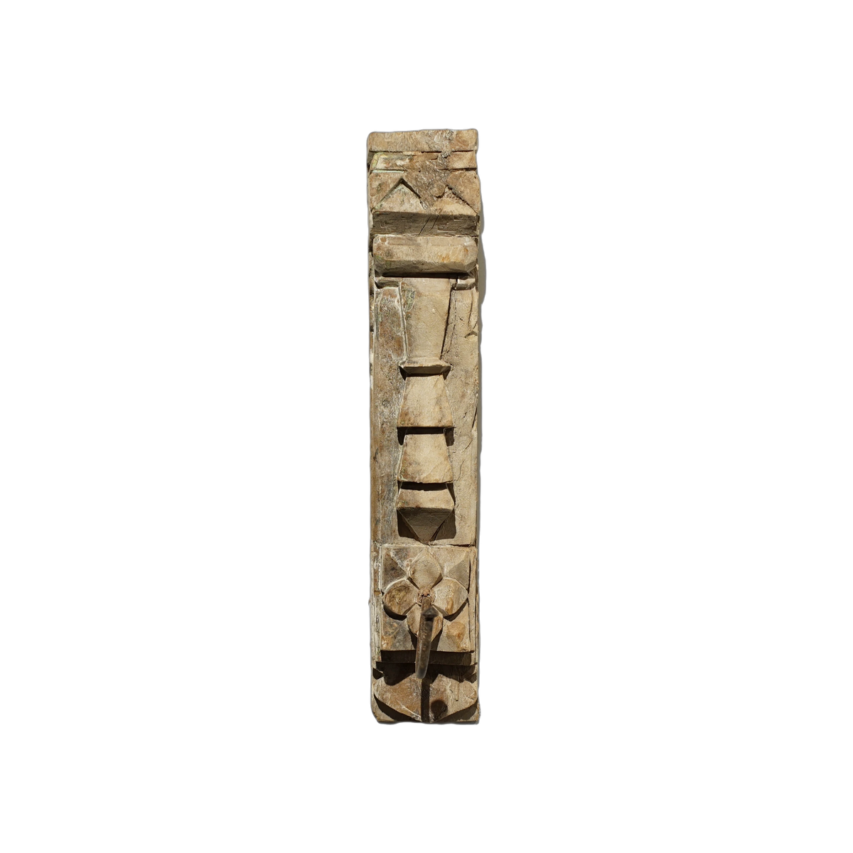 Gulab - Patère en bois sculpté n°43