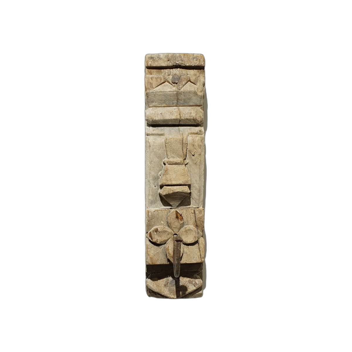 Gulab - Patère en bois sculpté n°44