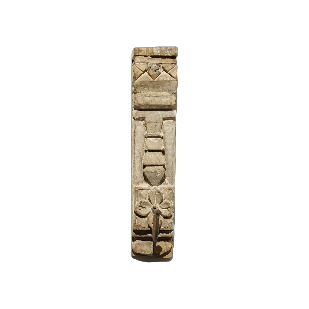 Gulab - Patère en bois sculpté n°46