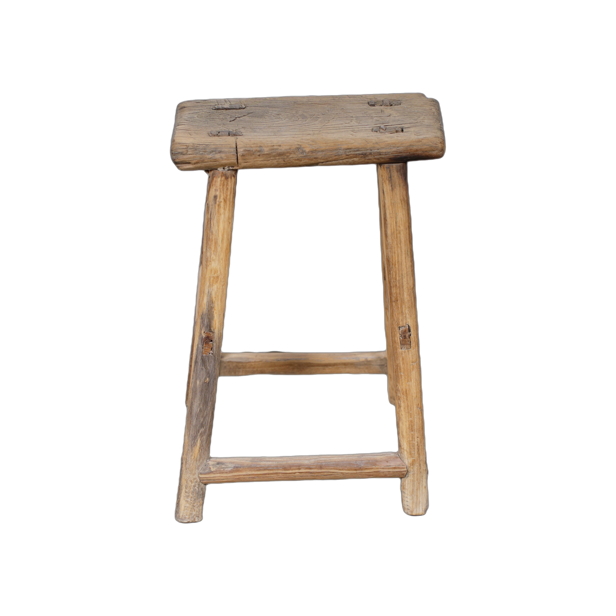 Zao - Tabouret chinois ancien en orme n°32