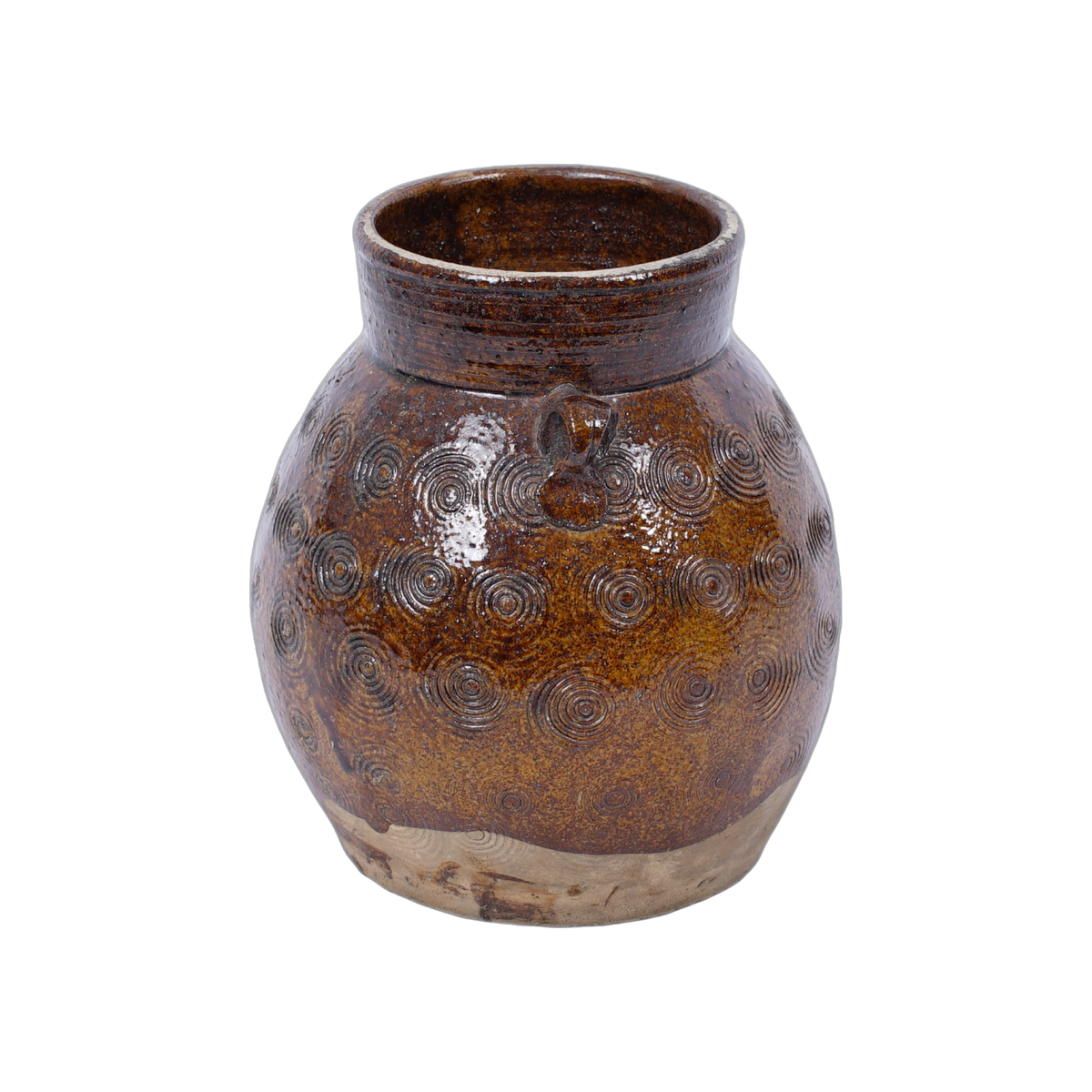 Zhenli – Pot ancien en grès à motifs concentriques n°22 - vue 2