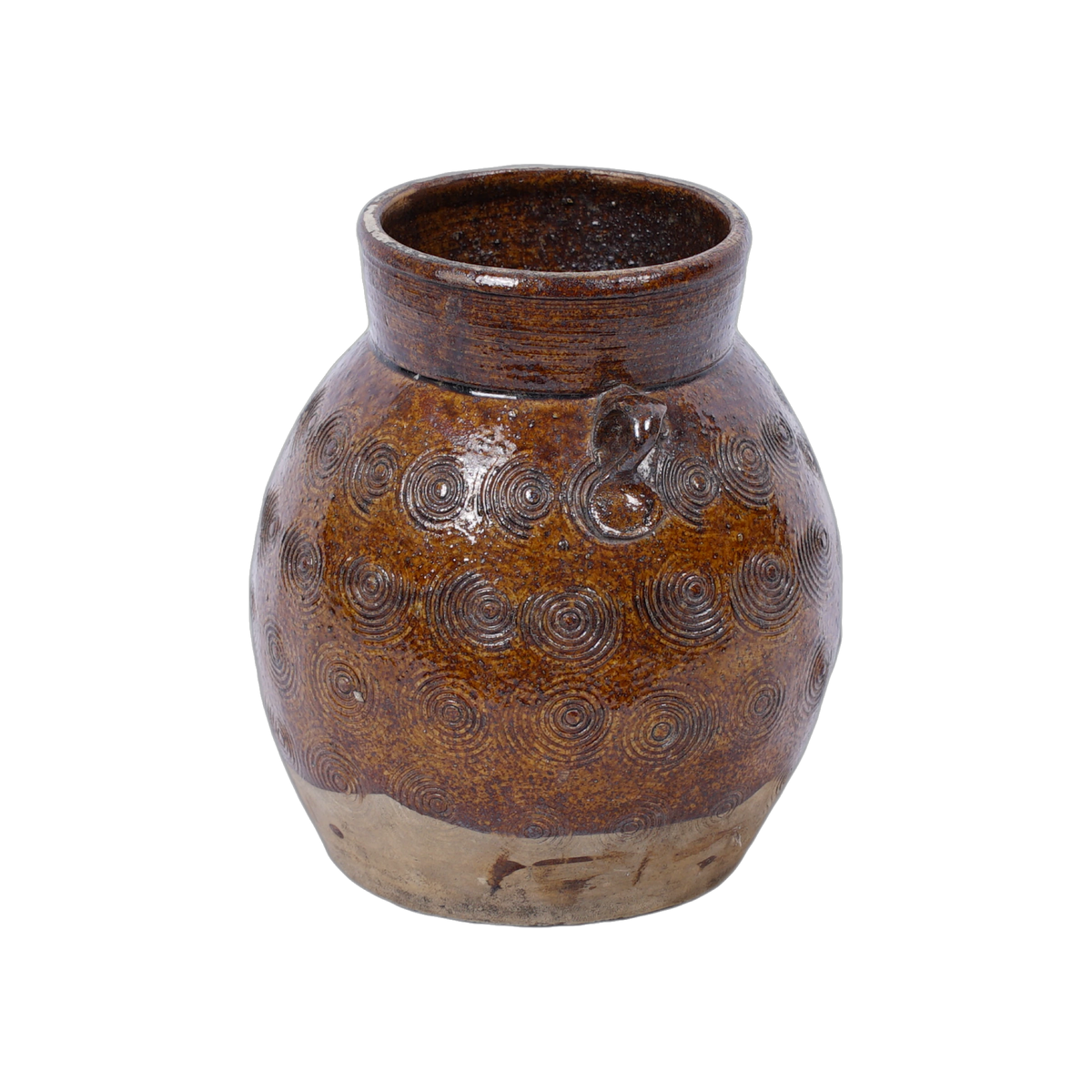 Zhenli – Pot ancien en grès à motifs concentriques n°22 - vue 4