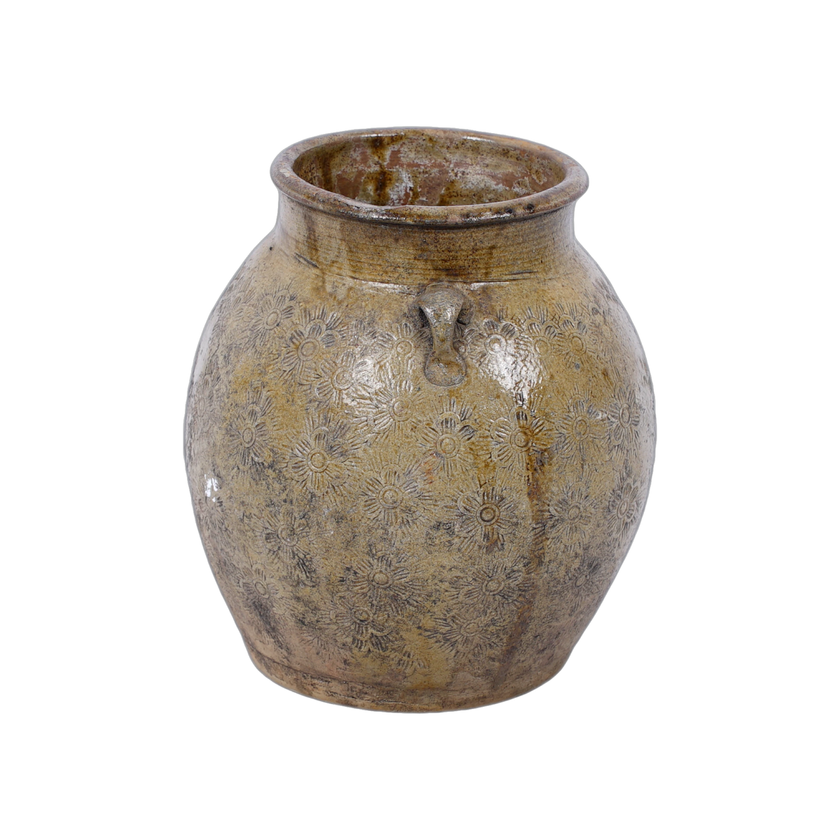 Zhenli – Pot ancien en grès à motifs concentriques n°23 - vue 2