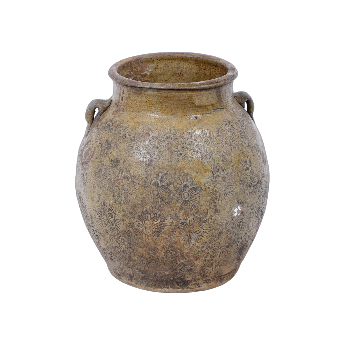 Zhenli – Pot ancien en grès à motifs concentriques n°23 - vue 3