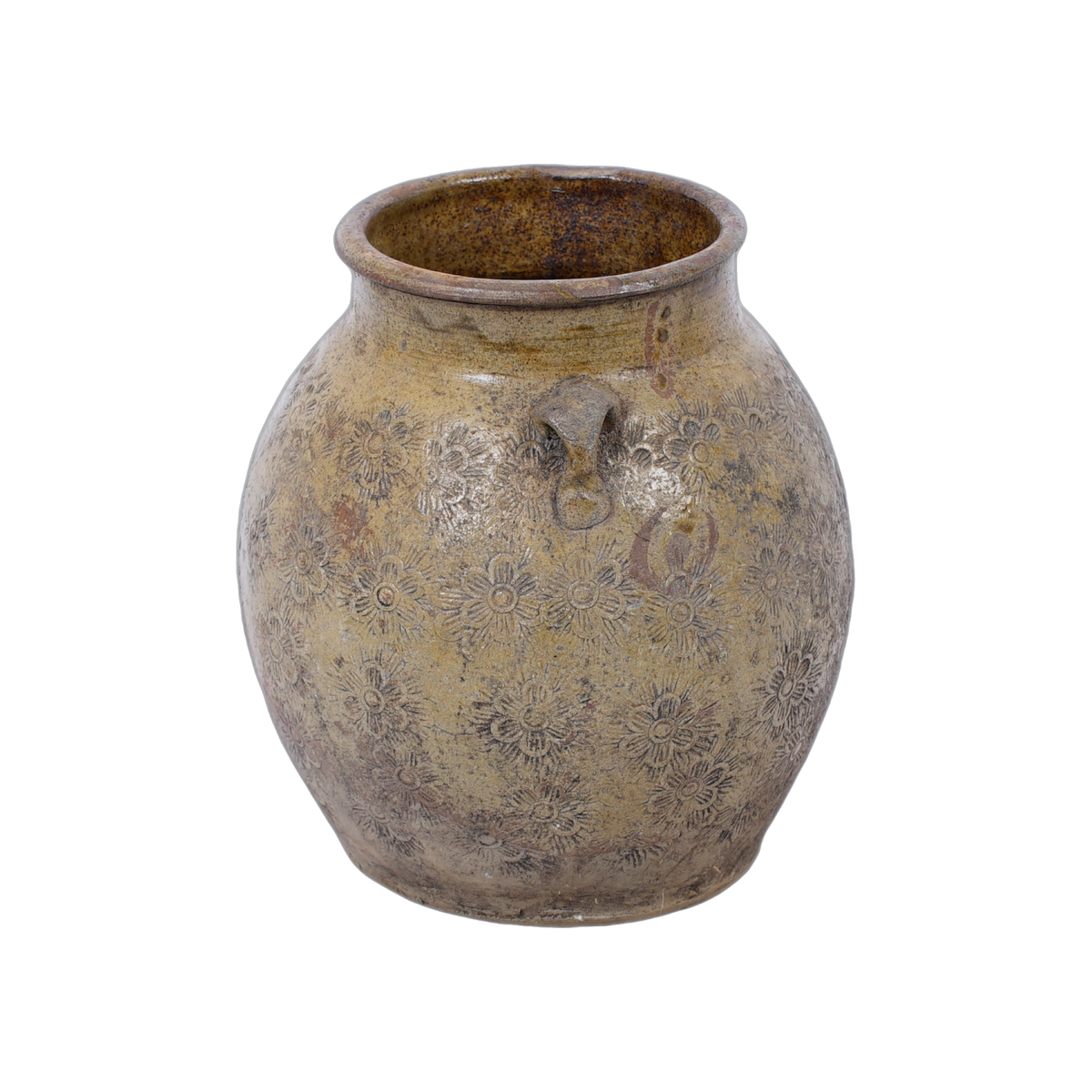 Zhenli – Pot ancien en grès à motifs concentriques n°23 - vue 4