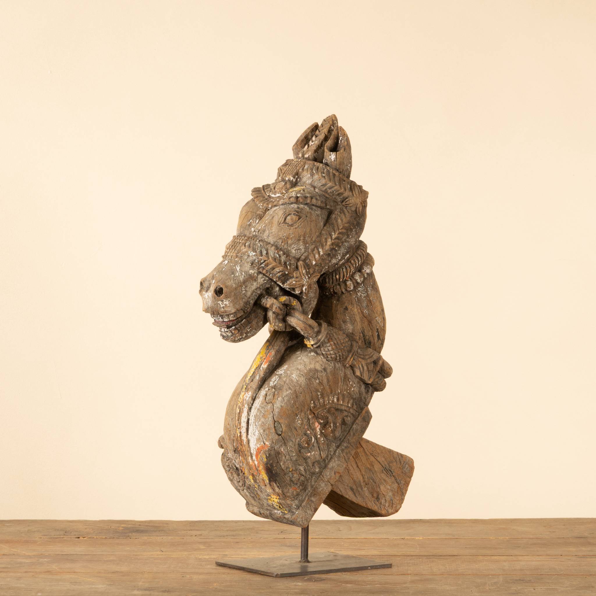 Ashva - Protomé de cheval en bois n°28