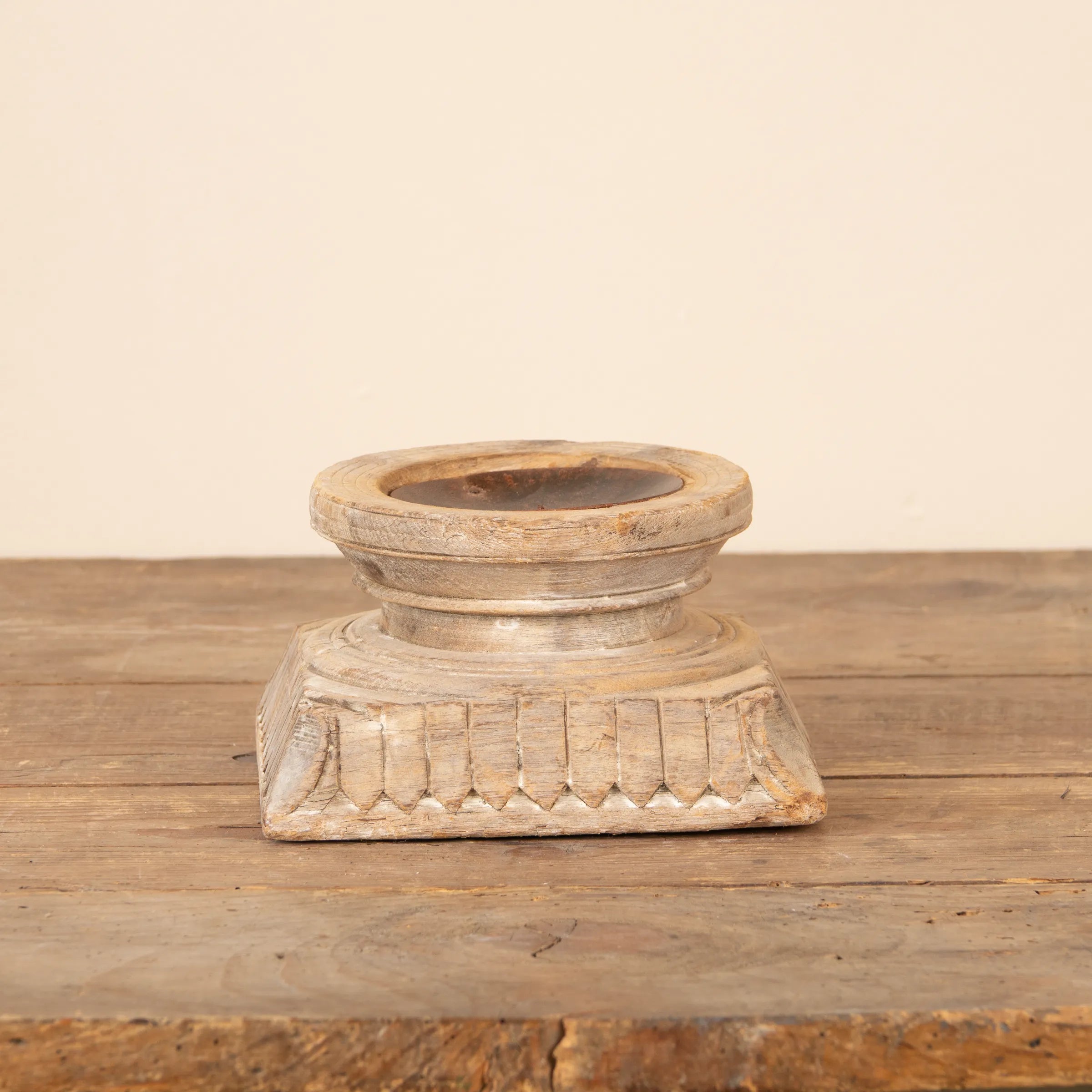 Bijani - Bougeoir en bois ancien n°57