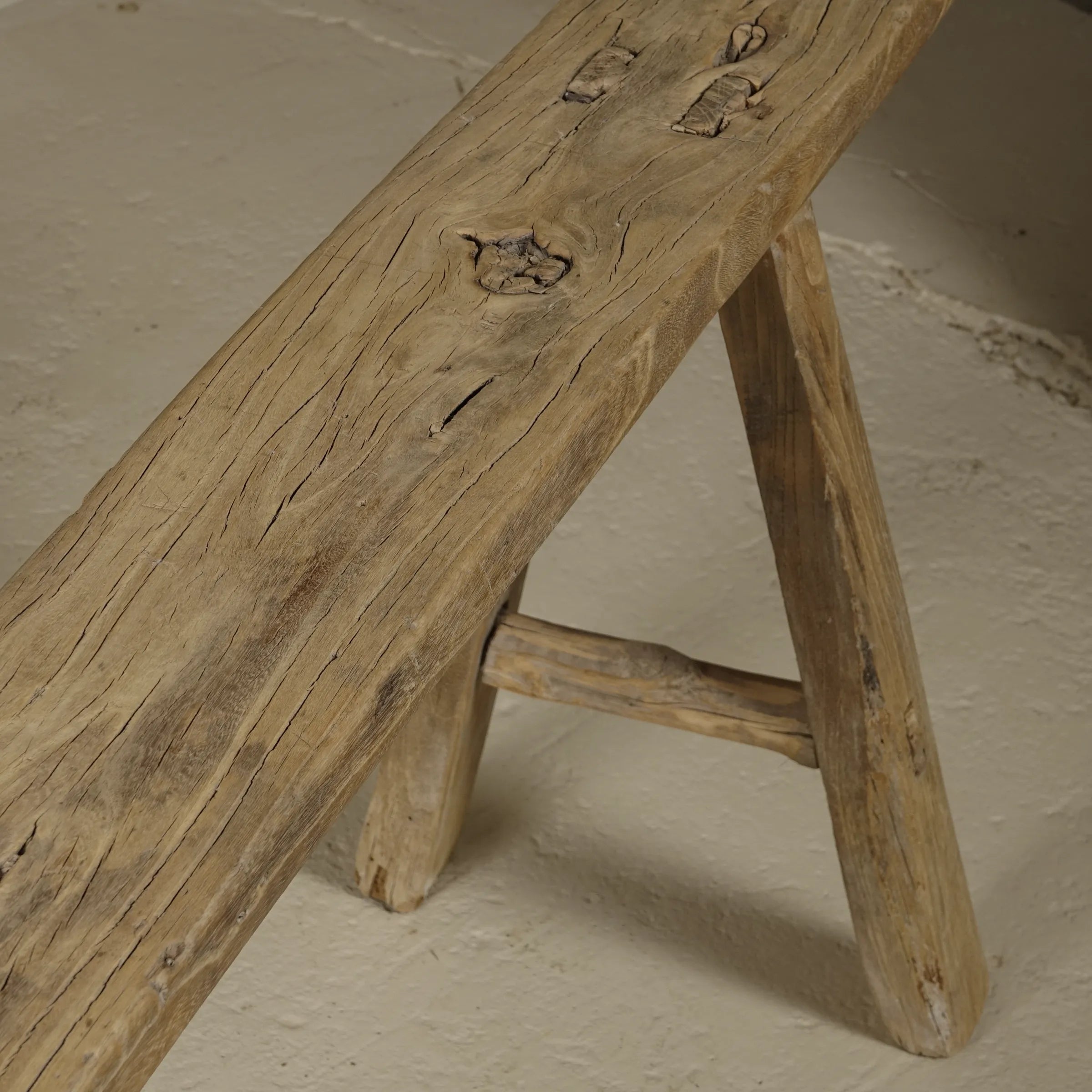 Yun - Ancien banc fin chinois en orme n°4